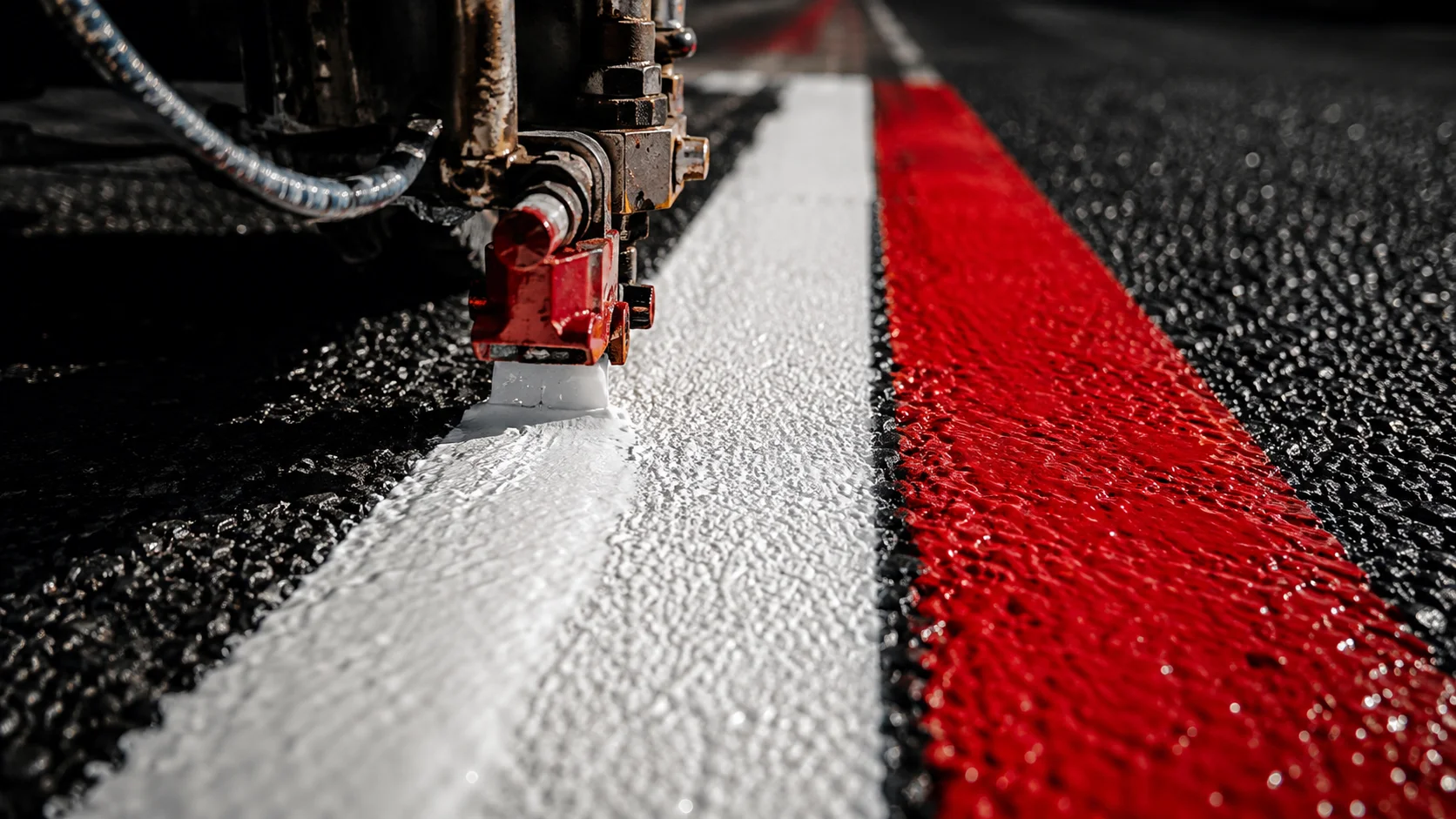 Zebra Crossing Paint Application
